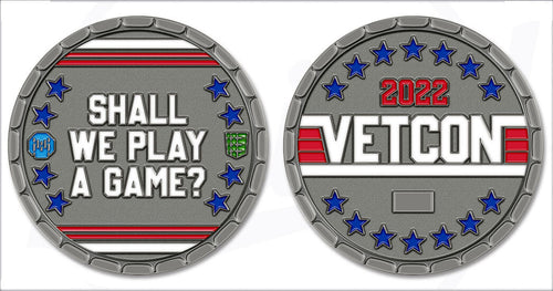 2022 Vetcon Challenge Coin
