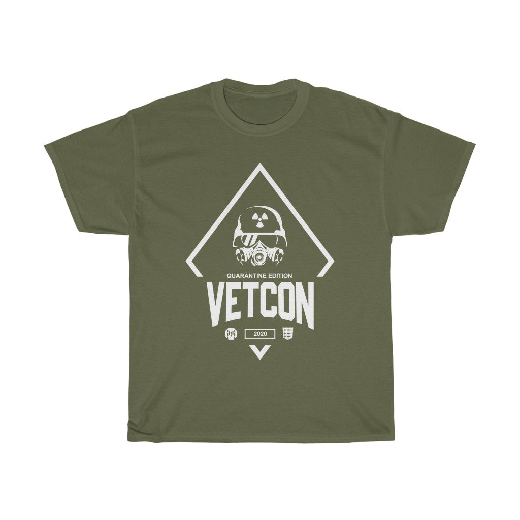 Vetcon 2020 Quarantine Edition : Military Green Unisex Heavy Cotton Tee